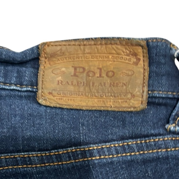 Polo Ralph Lauren Men’s Hampton Relaxed Straight Leg Blue Jeans-size 46 - Picture 4 of 7